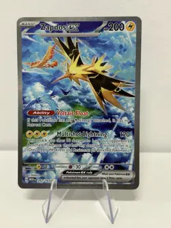 Pokemon TCG Scarlet & Violet 151 Zapdos EX 202/165 Special Illustration Rare - Image 1