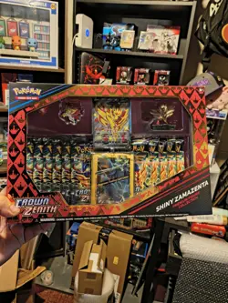 Pokemon Crown Zenith Shiny Zamazenta Premium Figure Collection Box Sealed - Image 1