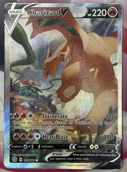 Charizard V 154/172 Alt Art - Pokemon Sword & Shield: Brilliant Stars - Image 1