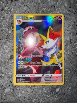 Pokemon TCG Cards Braixen TG01/TG30 Silver Tempest Trainer Gallery Art Rare NM - Image 3