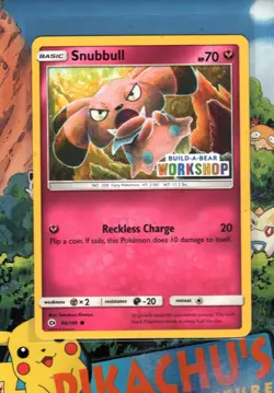 Pokemon TCG Snubbull Build-A-Bear Stamped Promo 90/149 LP - Image 1