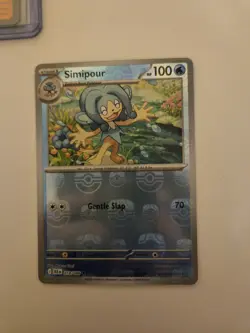 Pokemon Simipour Master Ball Pattern 018/086 Sv: Black Bolt Holo - Image 1