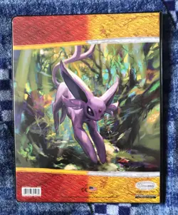 Umbreon Espeon HGSS Undaunted Pokemon Binder Folder 9 Pocket A4 2010 Ultra Pro - Image 2