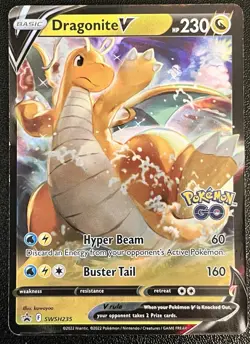 2022 Dragonite V 49/78 - Ultra Rare Holo - Pokemon Go - Pokemon TCG NM ✨ - Image 1