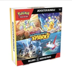 Pokemon TCG Surging Sparks Booster Bundle (6 Packs) Factory Sealed - Image 1