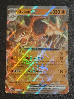 Pokemon - Golem ex - 076/165 - SV: Scarlet & Violet 151 Double Rare NM/LP - Image 1