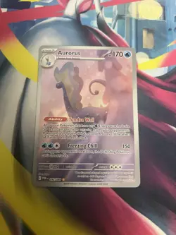 Aurorus 92/88 Illustration Rare Pokemon Perfect Order ME03 NM Condition - Image 1