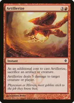 1x Artillerize - NM English MTG NM PACK FRESH - Image 1