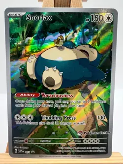 Pokemon TCG - S&V 151 - SVP051 Snorlax - Pokemon Center Stamped Promo - NM/M - Image 1