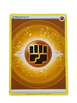 New: 2022 Pokemon TCG Fighting Energy Sword & Shield Brilliant Stars Regular - Image 1