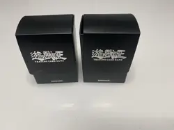 Konami Yu-Gi-Oh! Card Game 2x Deck Box & 4x Card Sleeves 50ct Standard Black - Image 2