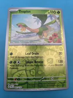 Tropius 007/193 Pokemon Card Pokemon TCG Reverse Holo NM - Image 1