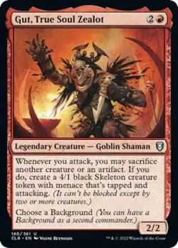 Gut, True Soul Zealot 180 - REGULAR - NM - Battle for Baldur's Gate - Image 1