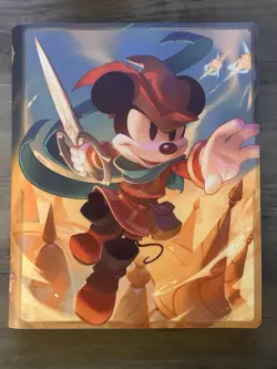 DISNEY LORCANA COLLECTOR'S GUIDE 1-4 New + Mickey Lorcana Binder + Cards - Image 3