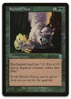 Squirrel Nest #274 (LP) Odyssey ODY Magic MTG - Image 1
