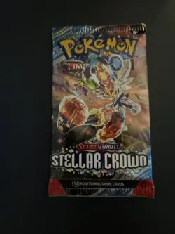 Heavy! 22.43 Gram Pokemon Stellar Crown Booster Pack Sealed - Image 2