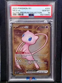2023 Pokemon 151 Ultra Premium Collection Mew EX 205/165 PSA 10 Gem Metal - Image 1