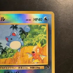 Pokemon Vintage Reverse Holo Marill Southern Island (Japanese) Rare Promo - Image 4