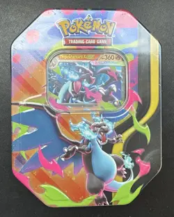 New The Pokemon TCG Mega Charizard Tin - Ships Fast!! - Image 1