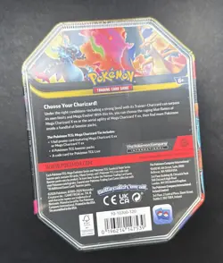 New The Pokemon TCG Mega Charizard Tin - Ships Fast!! - Image 2