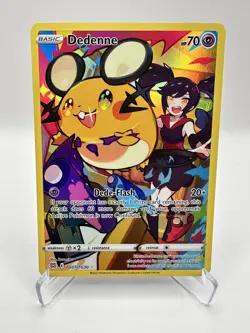 Dedenne TG07/TG30 Swsh09: Brilliant Stars Trainer Gallery Holo Pokemon Near Mint - Image 1