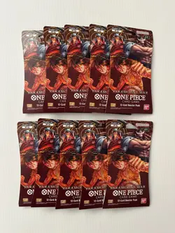ONE PIECE TCG 10x Paramount War Blister Booster Packs (OP-02 English) - NEW - Image 1