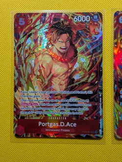 One Piece TCG - Portgas.D.Ace ST15-005 SR And Sabo OP05-007 promos IB-05 - NM - Image 2