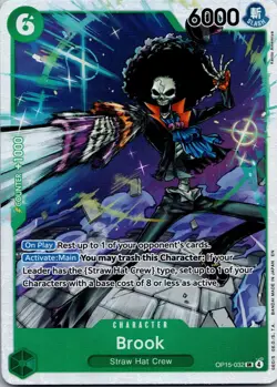 Brook SR OP15-032 ONE PIECE Card Adventure on KAMI’s Island English NM - Image 1
