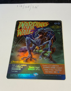 Magic the Gathering MTG Warping Wall x1 Mythic B'less FOIL Card NM/M Special - Image 1