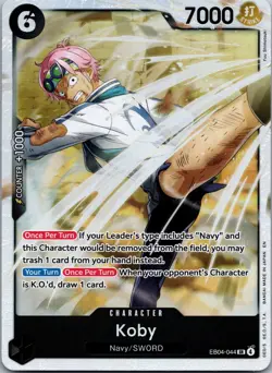 Koby SR EB04-044 One Piece Card Game ENGLISH OP15 NM - Image 1
