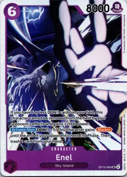 Enel SR OP15-060 ENGLISH ONE PIECE Card Adventure on KAMI’s Island - OP15 - Image 1