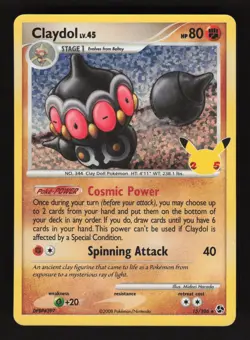 Claydol 15/106 Pokemon Celebrations 25th Anniversary Holo Card - Image 1