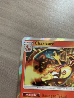 Pokemon Card TCG - Charizard 181/SM-P Exclusive Holo KFC Promo Indonesian - Image 3