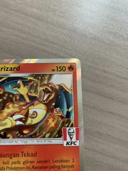 Pokemon Card TCG - Charizard 181/SM-P Exclusive Holo KFC Promo Indonesian - Image 4