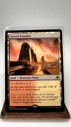 Sacred Foundry Edge of Eternities Regular, NM, 256, Fast Shipping! - Image 1