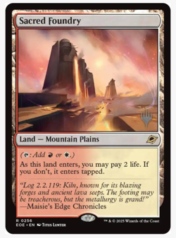 Sacred Foundry Edge of Eternities Regular, NM, 256, Fast Shipping! - Image 2