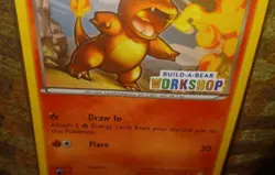 Build A Bear Rare Charmander Pokemon Card Sealed, Excellant Condition - Image 3