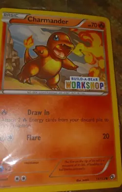 Build A Bear Rare Charmander Pokemon Card Sealed, Excellant Condition - Image 5