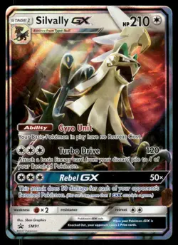 Pokemon Cards Silvally GX SM91 Sun & Moon Promo Holo Promo NM - Image 1