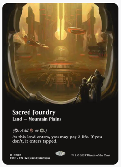 Sacred Foundry (Borderless) Edge of Eternities Regular, NM, Fast Shipping! - Image 2