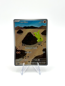 Pokemon Larvitar 203/197 Illustration Rare Holo SV03: Obsidian Flames TCG Card - Image 1