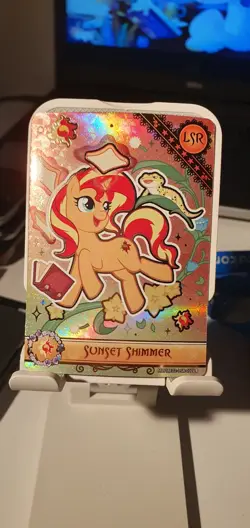 SUNSET SHIMMER MOON EDITION 2 MLP CARD MLPME02-LSR-012L4 ENGLISH - Image 1