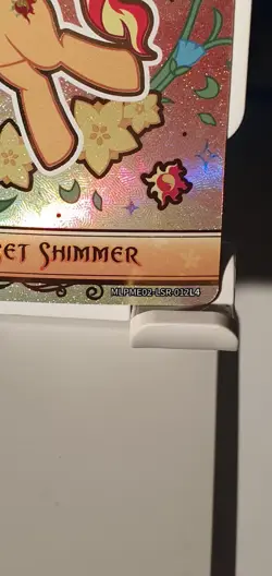 SUNSET SHIMMER MOON EDITION 2 MLP CARD MLPME02-LSR-012L4 ENGLISH - Image 3