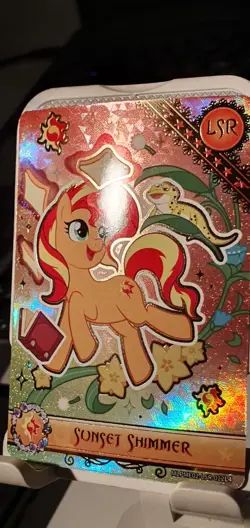 SUNSET SHIMMER MOON EDITION 2 MLP CARD MLPME02-LSR-012L4 ENGLISH - Image 4