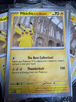 5 x Pikachu At The Museum Promo Card - Pokemon TCG - New Sealed✅ - Image 3
