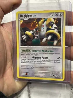 Pokemon TCG Regigigas LV.48 37/146 Regular Rare Card Non Holo LP+ Pokemon 2008 - Image 2