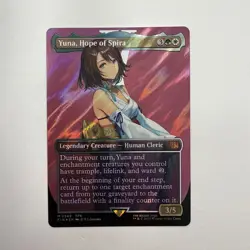 Yuna, Hope of Spira (Borderless - Surge Foil) Final Fantasy Foil - Image 1
