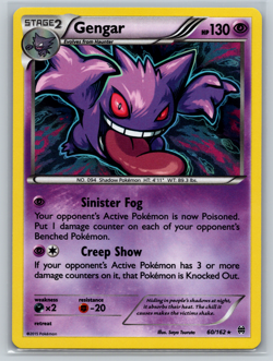 Gengar Pokemon TCG XY Breakthrough Holo Rare 60/162 - Image 1