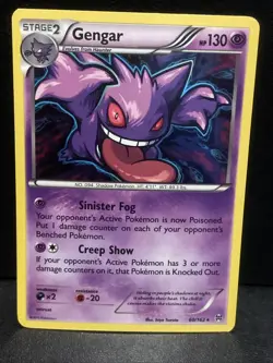 Gengar 60/162 Holo Rare Pokemon Card TCG BREAKThrough NM - Image 1