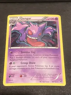 Gengar 60/162 Holo Rare Pokemon Card TCG BREAKThrough NM - Image 3
